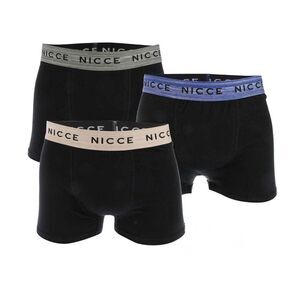 Nicce Mens Platsa Boxer Shorts (Pack of 3) / Black